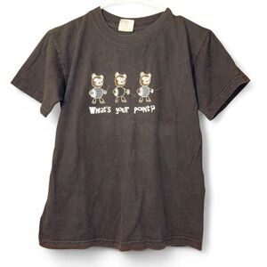 Vintage bear fencing  Black Graphic Tee